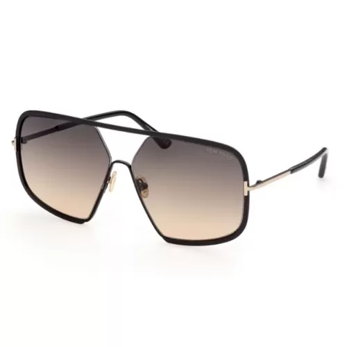 Óculos de Sol Tom Ford Warren-02 FT0864-63 01B